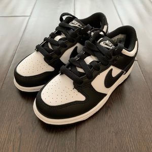 Nike Little Kids’ Panda Dunk Low White Black 11C DS
